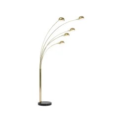 KARE Design Lampadaire Five Fingers 215cm Laiton ^ Lampadaire