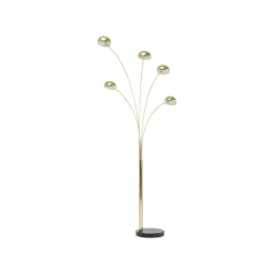 KARE Design Lampadaire Five Fingers 215cm Laiton ^ Lampadaire