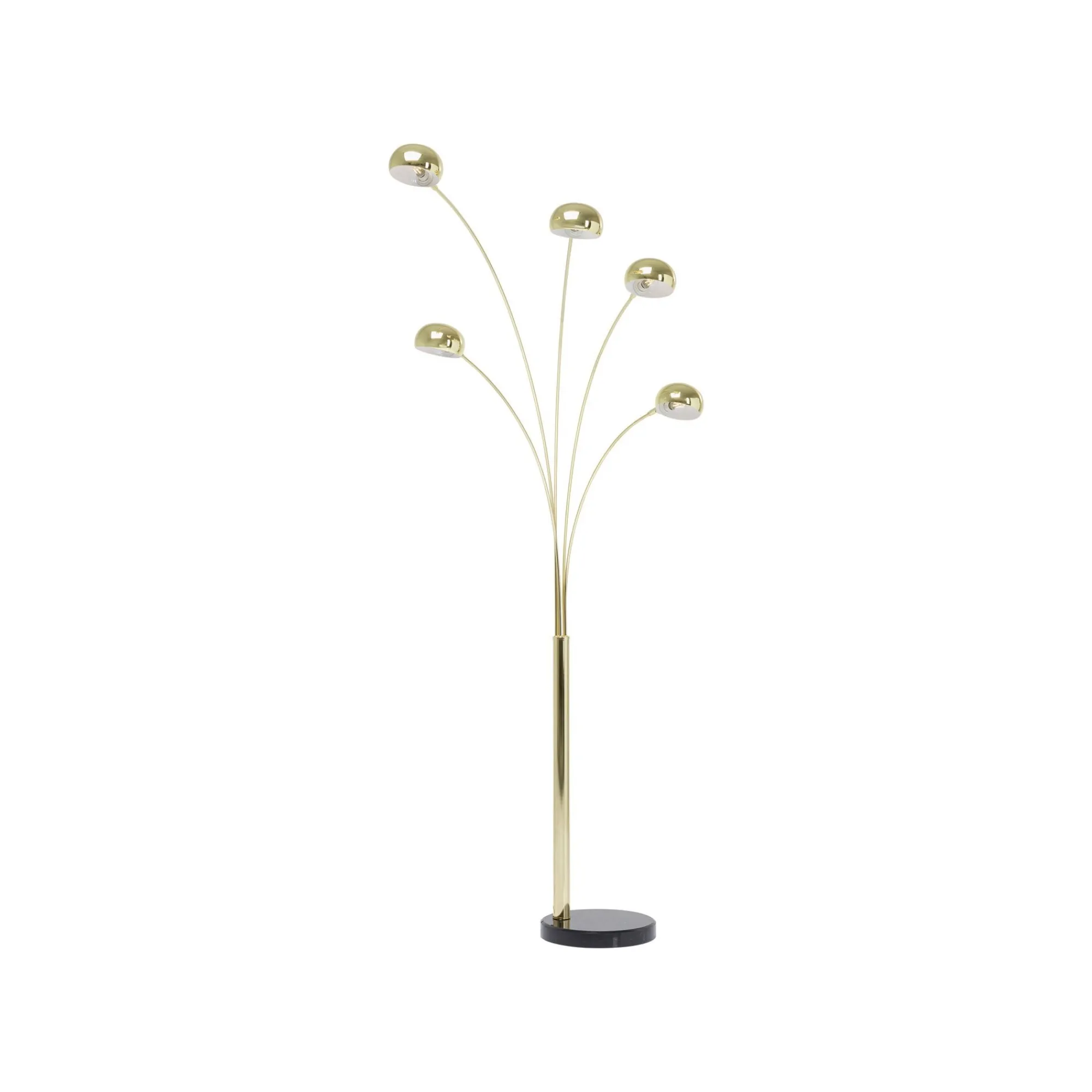 KARE Design Lampadaire Five Fingers 215cm Laiton ^ Lampadaire