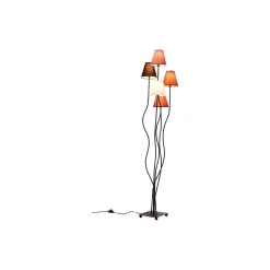 KARE Design Lampadaire Flexible 5 Bras 163cm Marron ^ Lampadaire