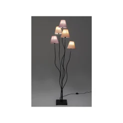 KARE Design Lampadaire Flexible 5 Bras 163cm Rose ^ Lampadaire