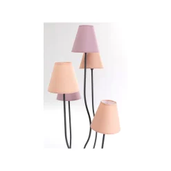 KARE Design Lampadaire Flexible 5 Bras 163cm Rose ^ Lampadaire