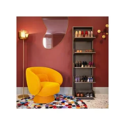 KARE Design Lampadaire Goblet Ball 160cm Doré ^ Lampadaire