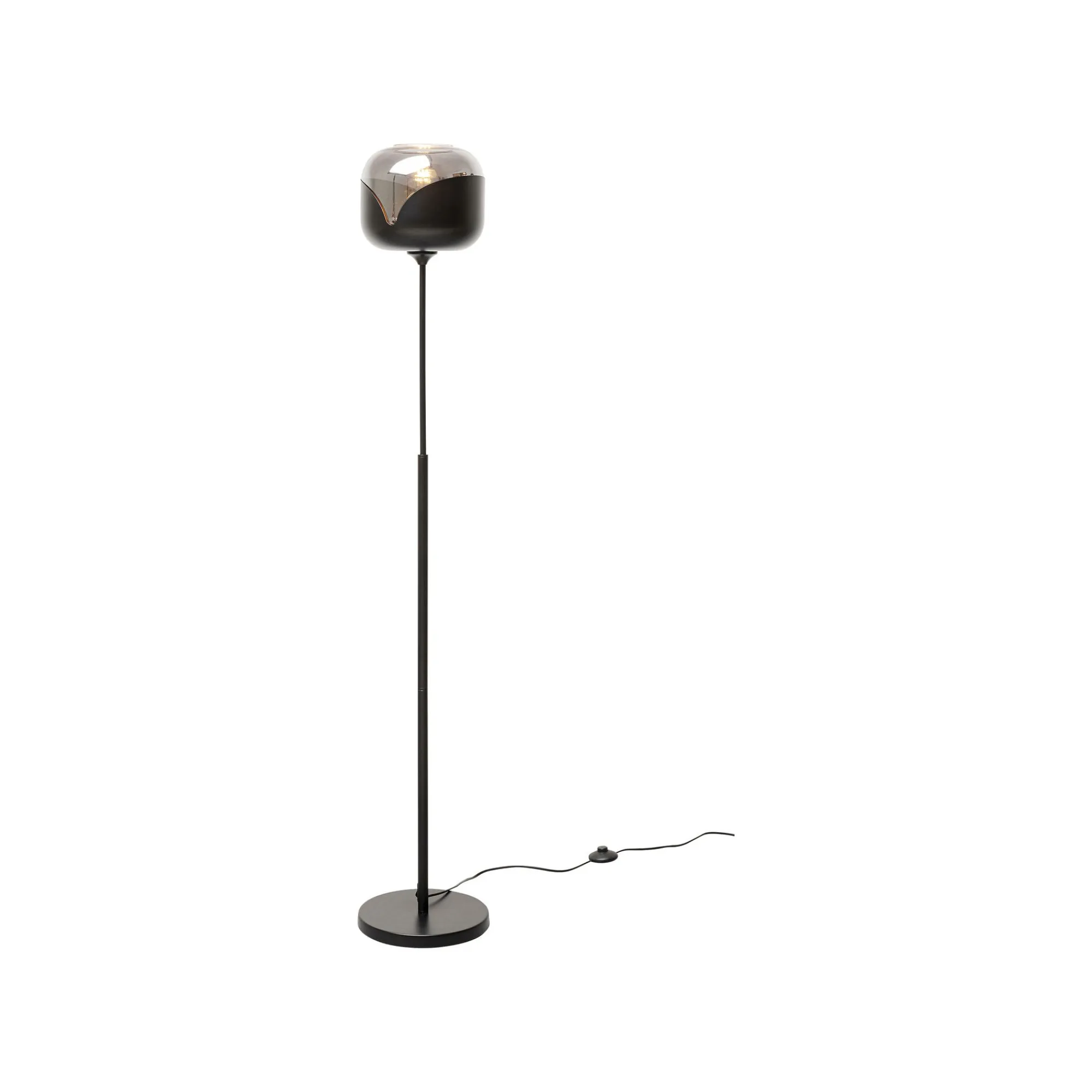 KARE Design Lampadaire Goblet Ball 160cm Noir ^ Lampadaire