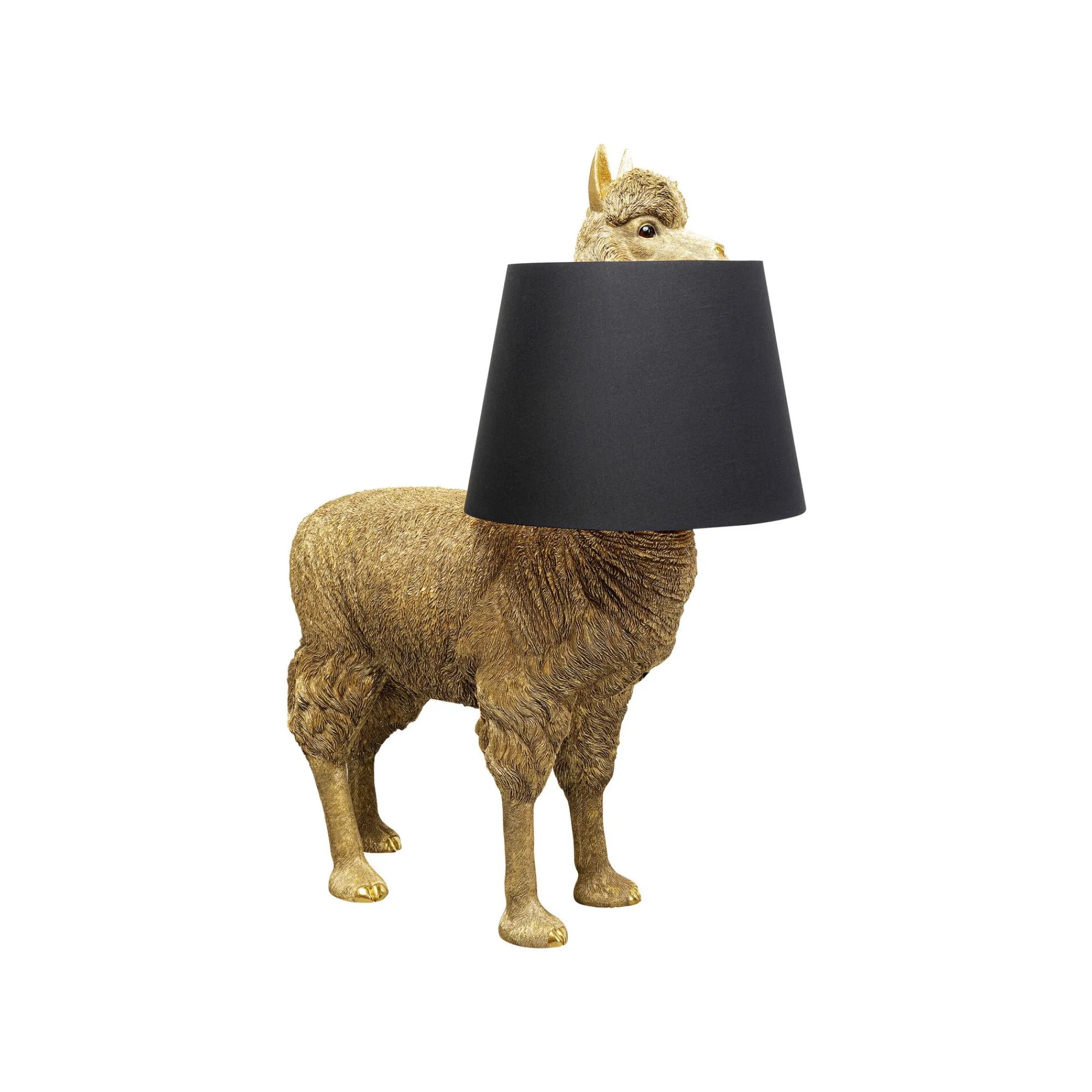 KARE Design Lampadaire Lama Doré 108cm ^ Lampadaire