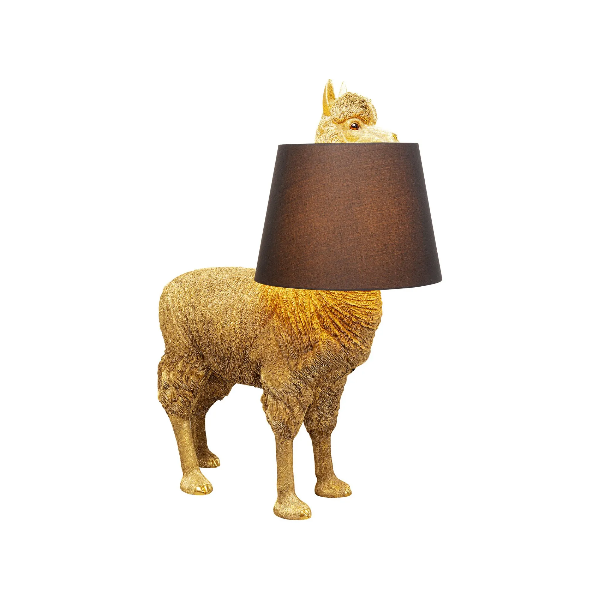 KARE Design Lampadaire Lama Doré 108cm ^ Lampadaire