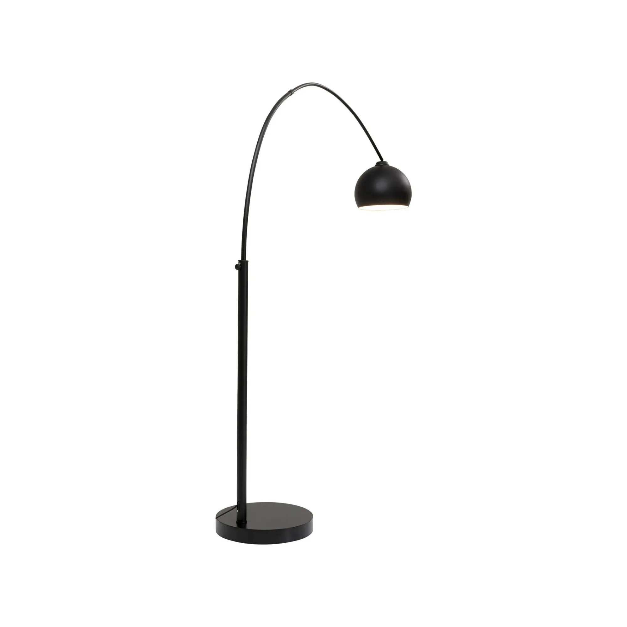 KARE Design Lampadaire Lounge 175cm Noir Mat ^ Lampadaire