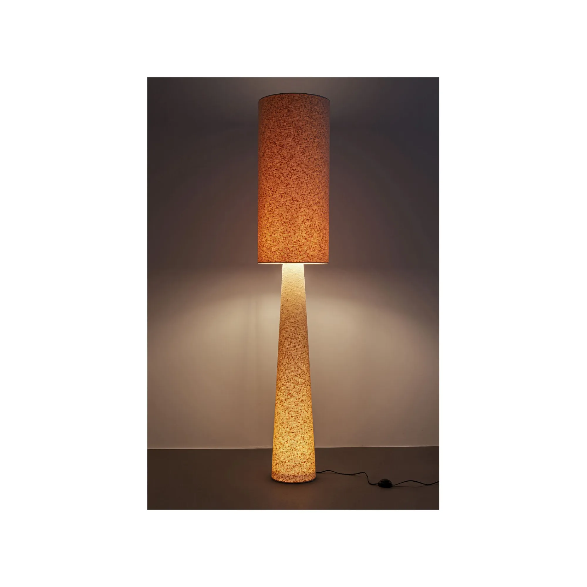 KARE Design Lampadaire Marleen Boucle 190cm Beige ^ Lampadaire