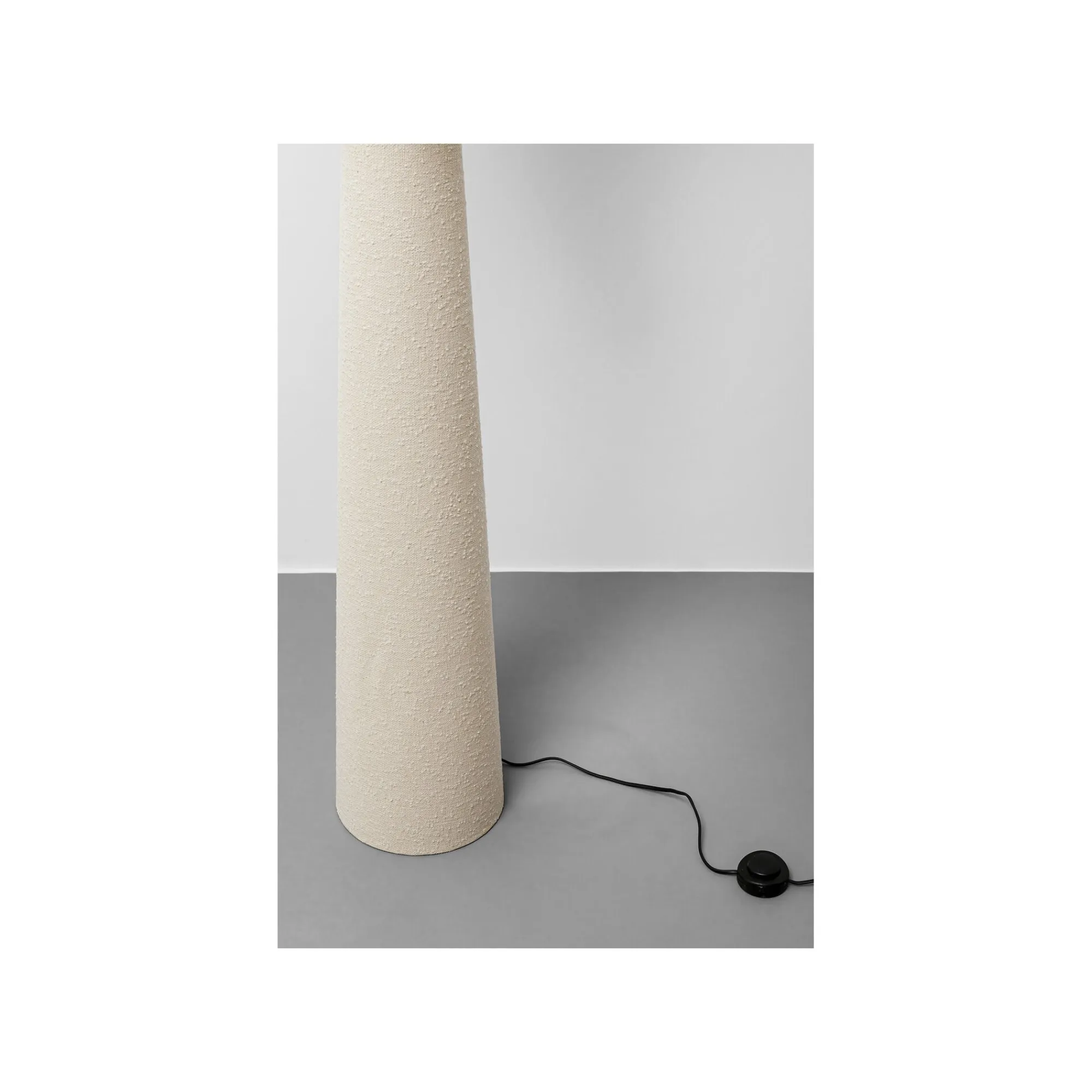 KARE Design Lampadaire Marleen Boucle 190cm Beige ^ Lampadaire