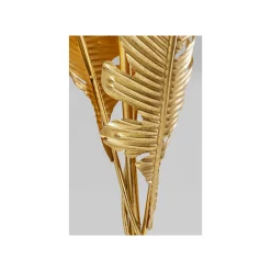 KARE Design Lampadaire Plumes Dorées 123cm ^ Lampadaire