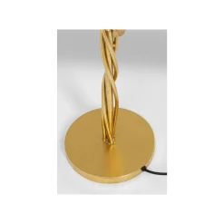 KARE Design Lampadaire Plumes Dorées 123cm ^ Lampadaire