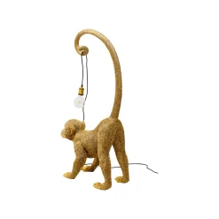 KARE Design Lampadaire Singe Doré 120cm ^ Lampadaire