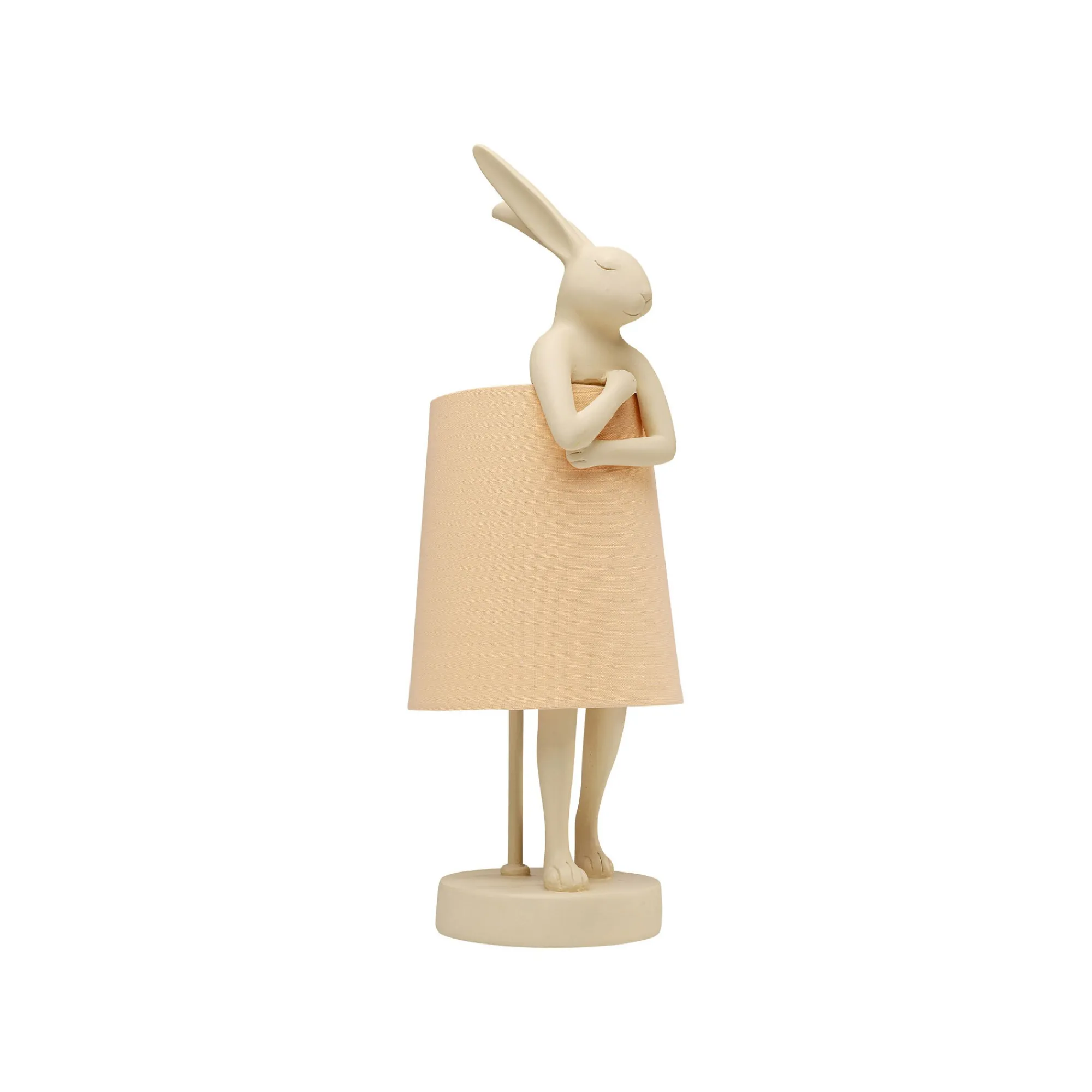 KARE Design Lampe Animal Lapin Beige Et Pêche 50cm ^ Lampe De Table