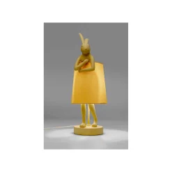 KARE Design Lampe Animal Lapin Beige Et Pêche 50cm ^ Lampe De Table