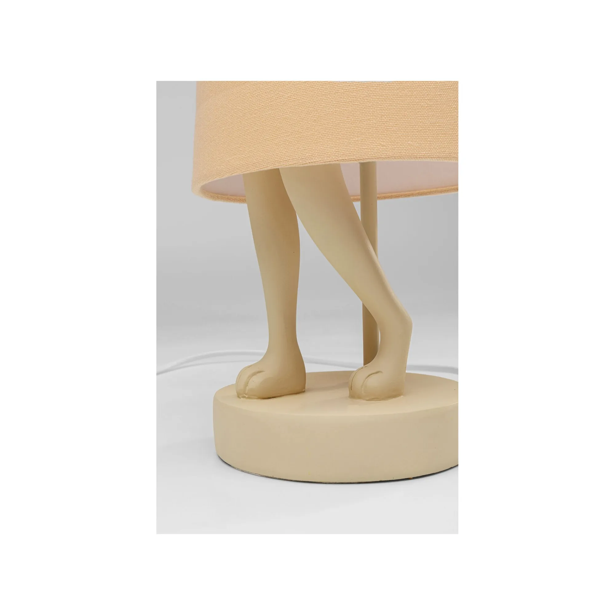 KARE Design Lampe Animal Lapin Beige Et Pêche 50cm ^ Lampe De Table