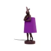 KARE Design Lampe Animal Lapin Bordeaux Et Violette 50cm ^ Lampe De Table