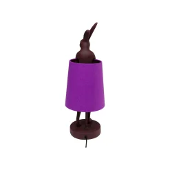 KARE Design Lampe Animal Lapin Bordeaux Et Violette 50cm ^ Lampe De Table