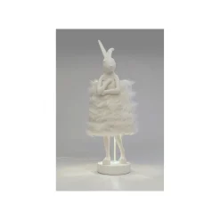 KARE Design Lampe Animal Lapin Fluff Blanc 68cm ^ Lampe De Table