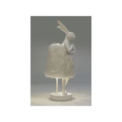KARE Design Lampe Animal Lapin Fluff Blanc 50cm ^ Lampe De Table