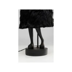 KARE Design Lampe Animal Lapin Fluff Noir 68cm ^ Lampe De Table