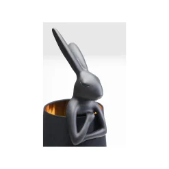 KARE Design Lampe Animal Lapin Noire 68cm ^ Lampe De Table