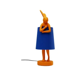 KARE Design Lampe Animal Lapin Orange Et Bleue 50cm ^ Lampe De Table