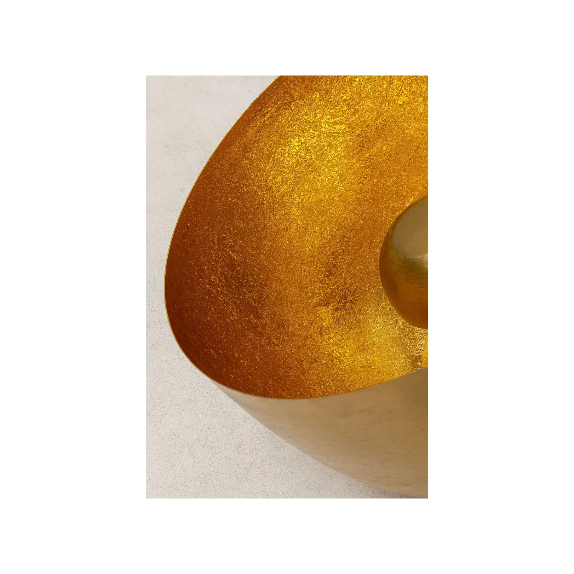 KARE Design Lampe Apollon Smooth Dorée 35cm ^ Lampe De Table