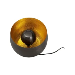KARE Design Lampe Apollon Smooth Gris Anthracite 28cm ^ Lampe De Table