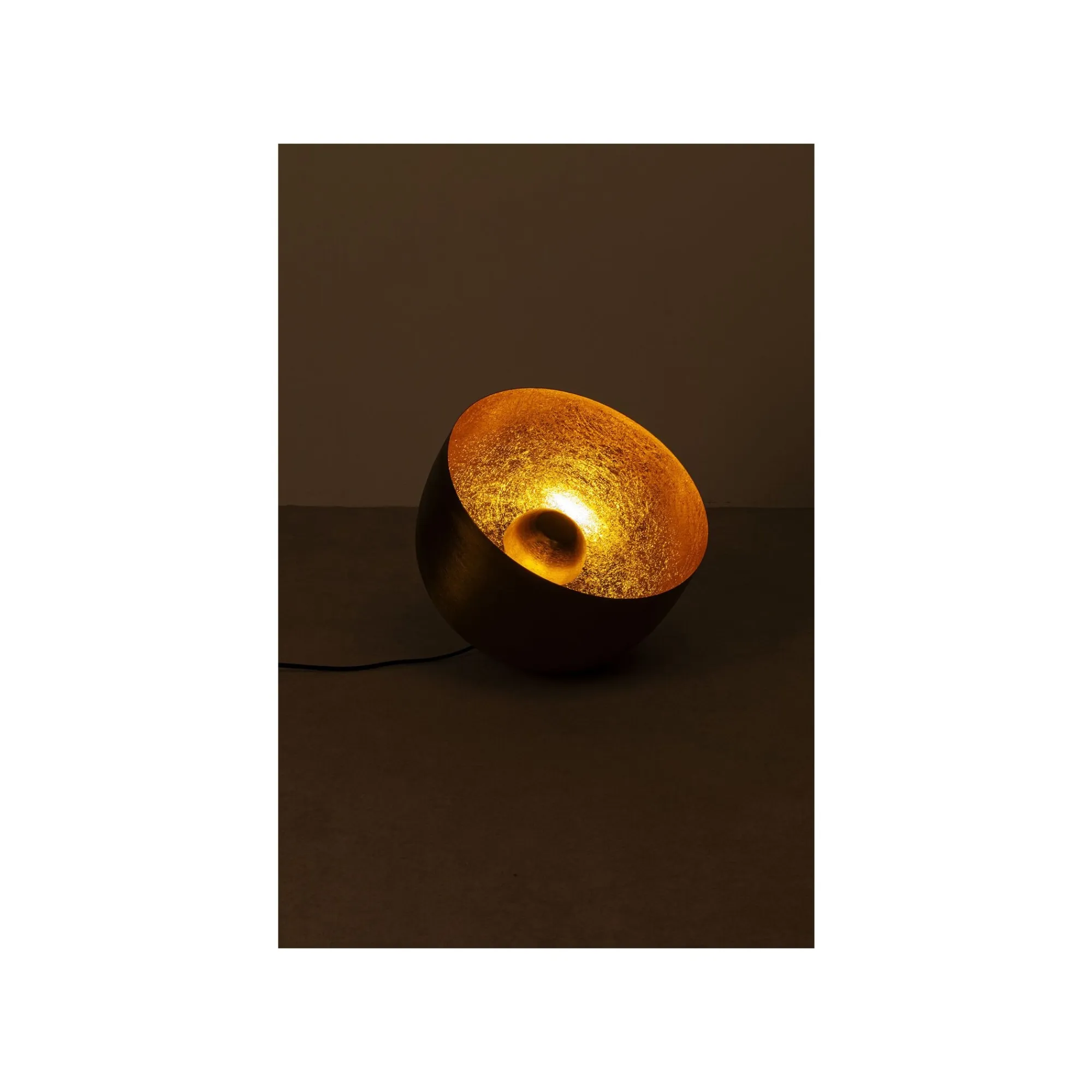 KARE Design Lampe Apollon Smooth Gris Anthracite 35cm ^ Lampe De Table