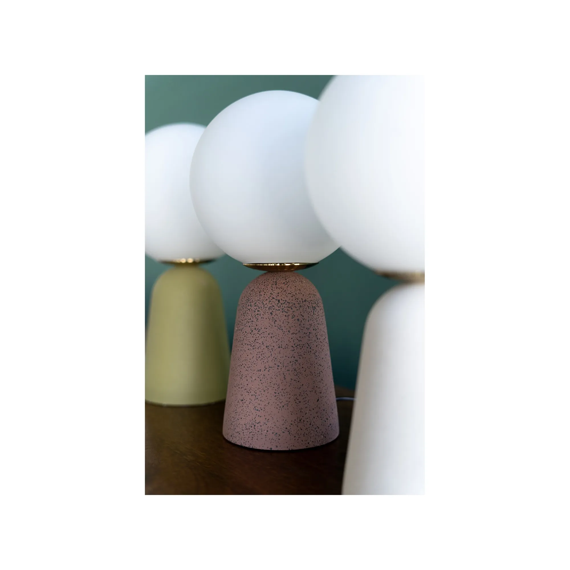 KARE Design Lampe Bollie Verte ^ Lampe De Table
