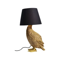 KARE Design Lampe Canard Doré Et Noir ^ Lampe De Table