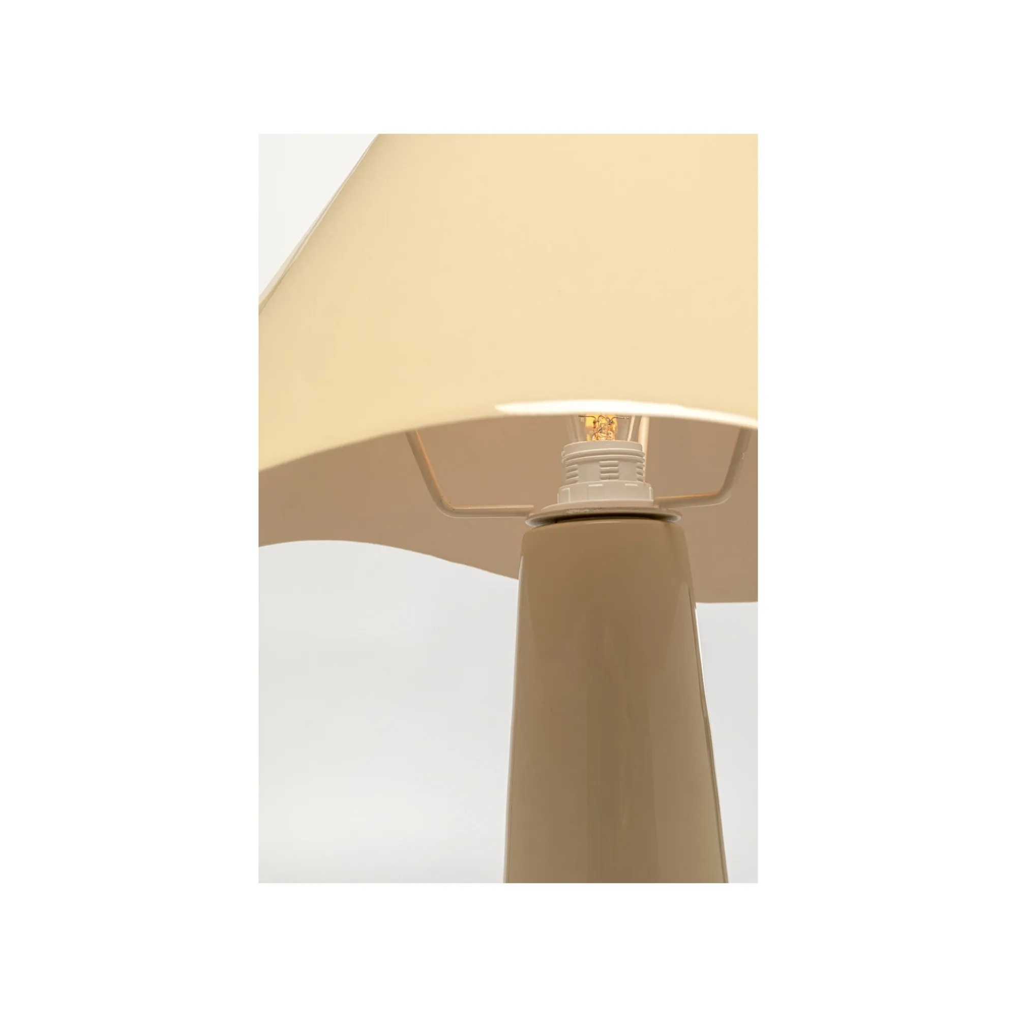 KARE Design Lampe Cloudy Round Crème ^ Lampe De Table