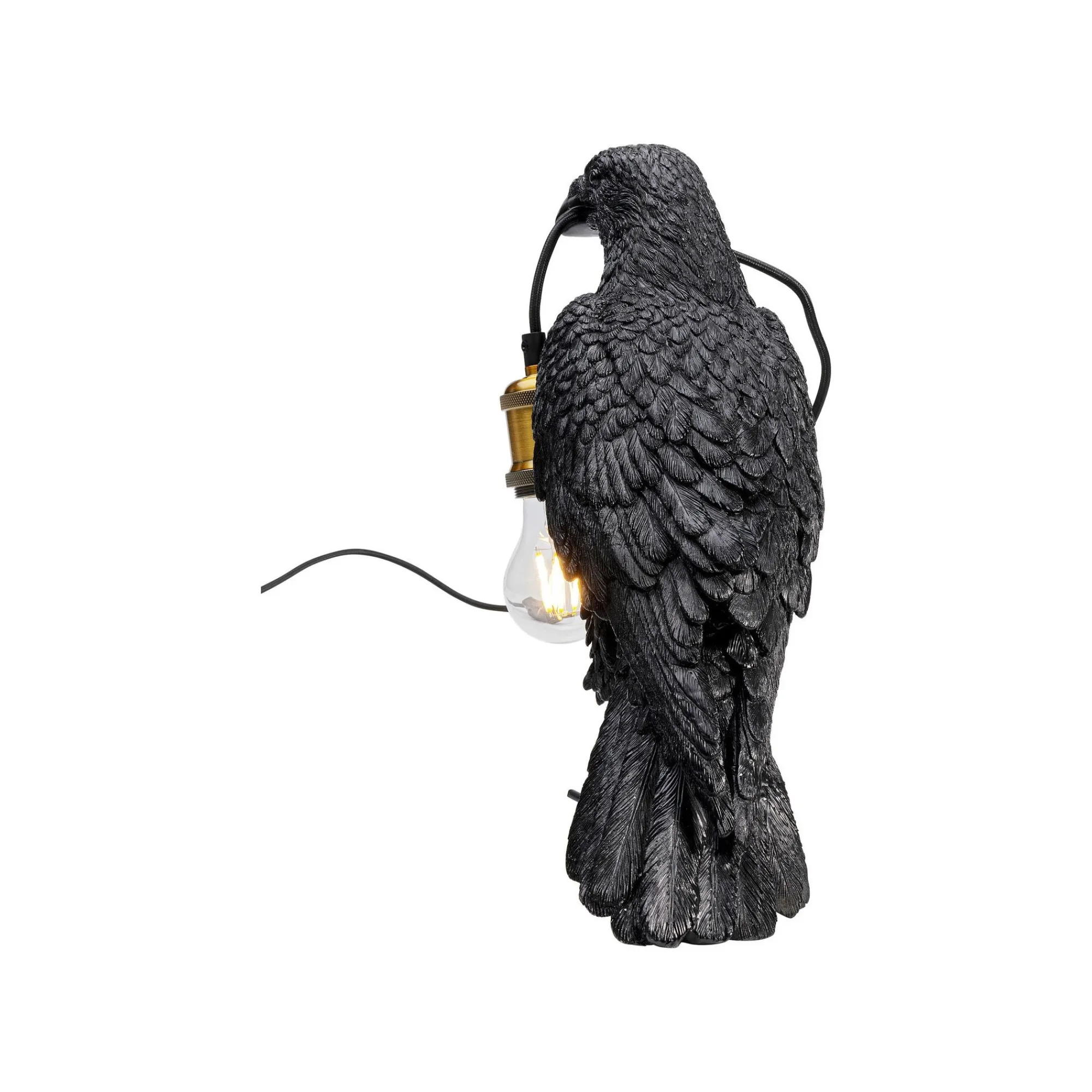 KARE Design Lampe Corbeau Noir ^ Lampe De Table