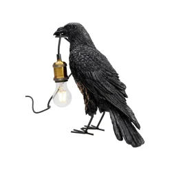 KARE Design Lampe Corbeau Noir ^ Lampe De Table