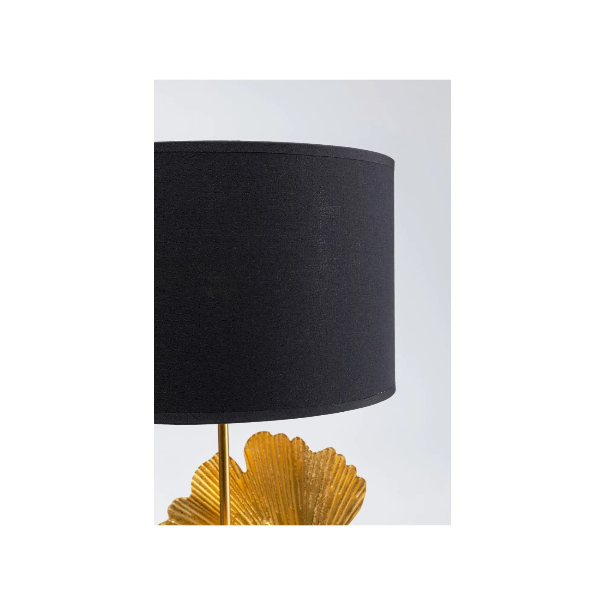 KARE Design Lampe Feuilles De Ginkgo Dorées Et Noir ^ Lampe De Table