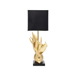 KARE Design Lampe Fleur Dorée ^ Lampe De Table