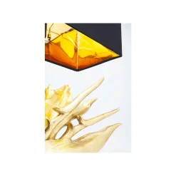KARE Design Lampe Fleur Dorée ^ Lampe De Table
