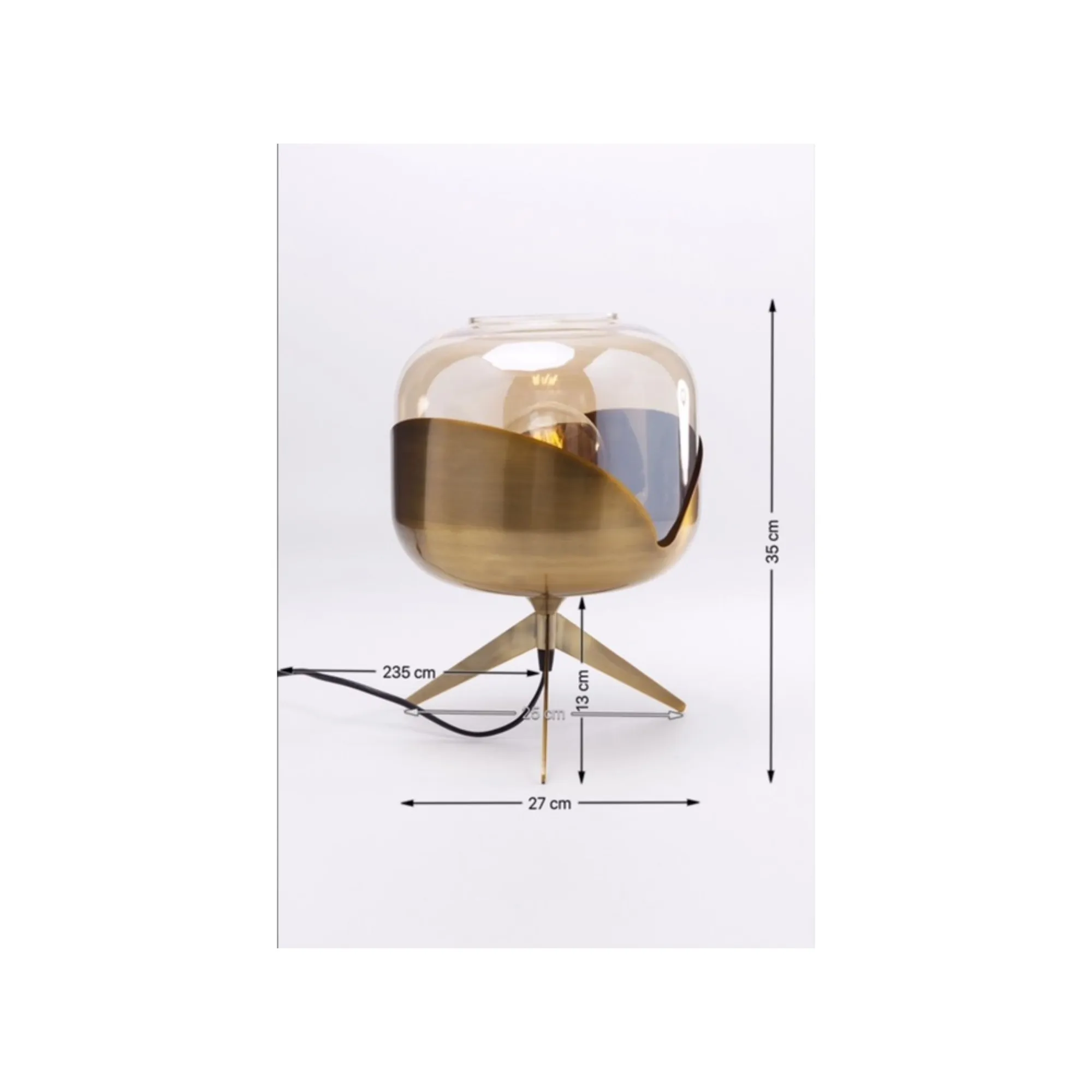 KARE Design Lampe Goblet Ball Dorée ^ Lampe De Table