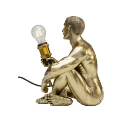 KARE Design Lampe Homme Assis Doré ^ Lampe De Table