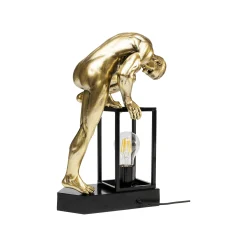 KARE Design Lampe Homme Grimpant Doré ^ Lampe De Table