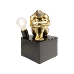 KARE Design Lampe Homme Recroquevillé Doré ^ Lampe De Table
