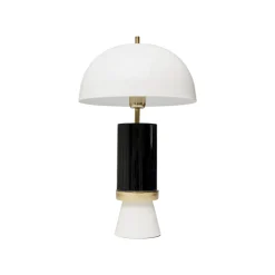 KARE Design Lampe Josy Blanche Et Noire ^ Lampe De Table