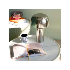 KARE Design Lampe Loungy Chromée ^ Lampe De Table