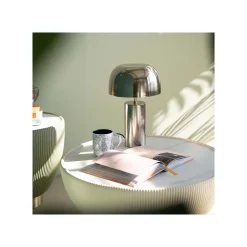 KARE Design Lampe Loungy Chromée ^ Lampe De Table