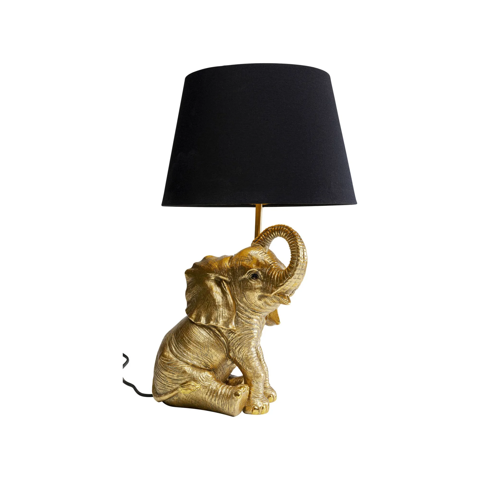 KARE Design Lampe éléphant Doré ^ Lampe De Table