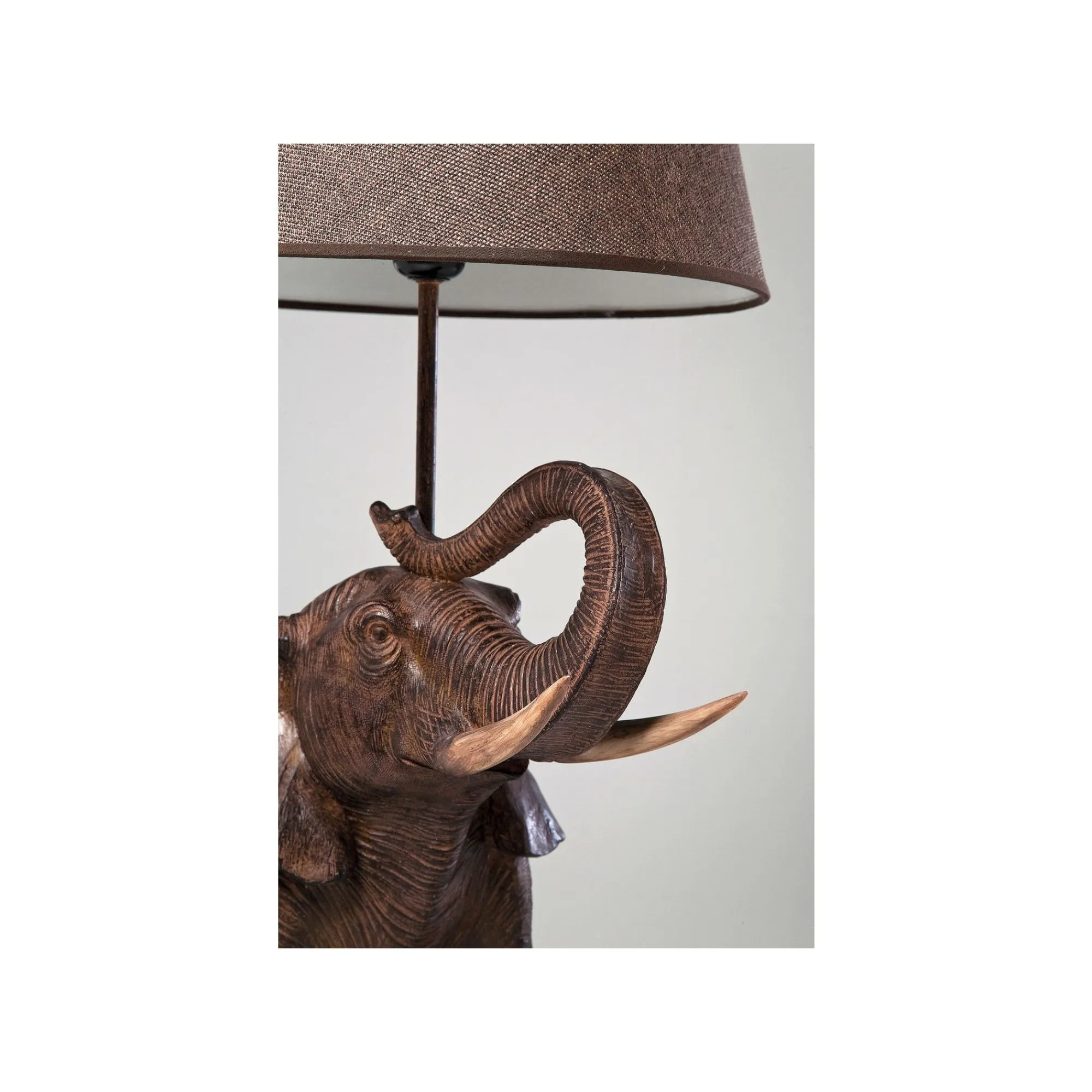 KARE Design Lampe Éléphant Marron ^ Lampe De Table
