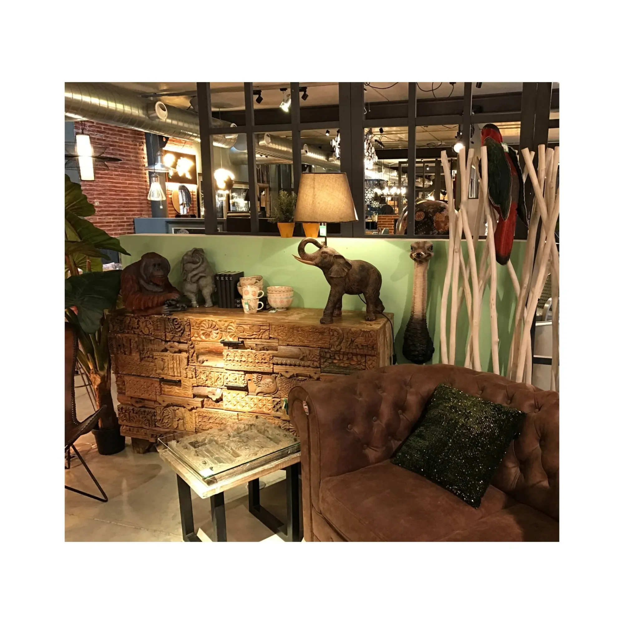 KARE Design Lampe Éléphant Marron ^ Lampe De Table