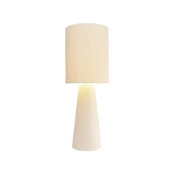 KARE Design Lampe Marleen Boucle Beige 60cm ^ Lampe De Table