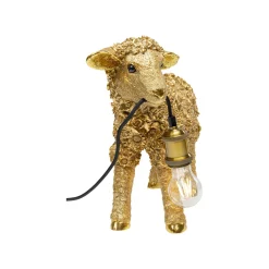 KARE Design Lampe Mouton Doré Fleurs ^ Lampe De Table