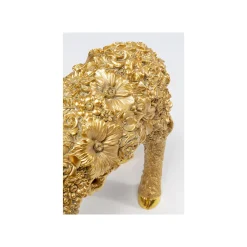 KARE Design Lampe Mouton Doré Fleurs ^ Lampe De Table